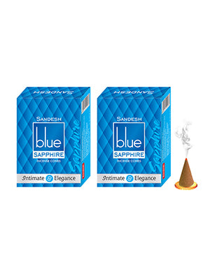 BLUE SAPPHIRE (CONES) - SET OF 2