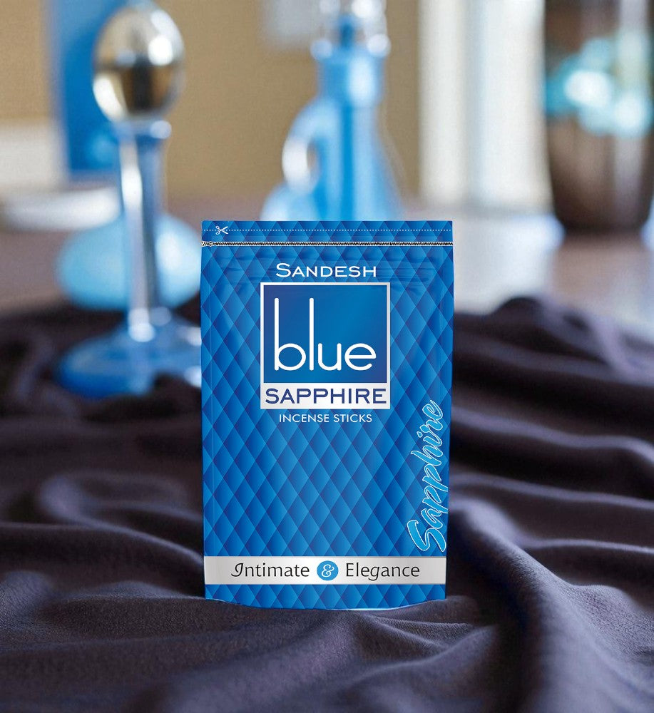 BLUE SAPPHIRE (ZIPPER POUCH)